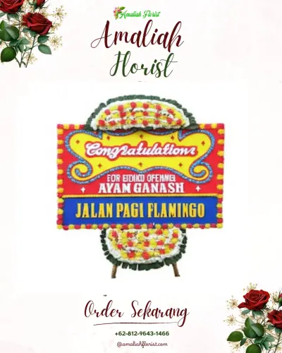 Bunga Papan Congratulation di Sumbergiri